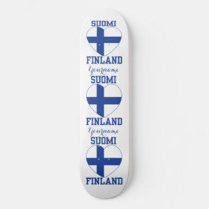 SUOMI FINLAND custom skateboards