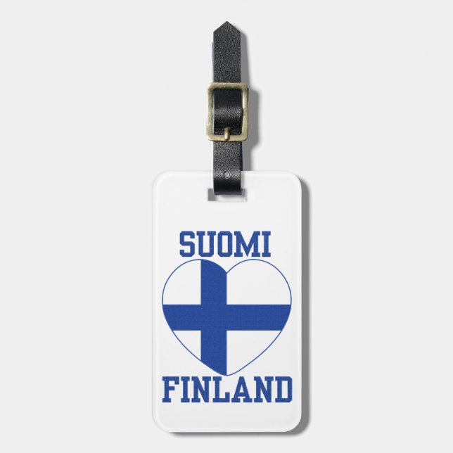 Suomi Finland custom tag (Front Vertical)