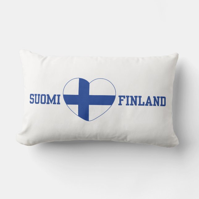 SUOMI FINLAND custom throw pillow (Front)