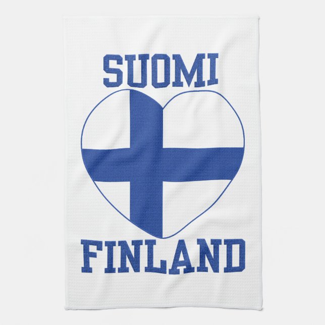 SUOMI FINLAND kitchen towels (Vertical)