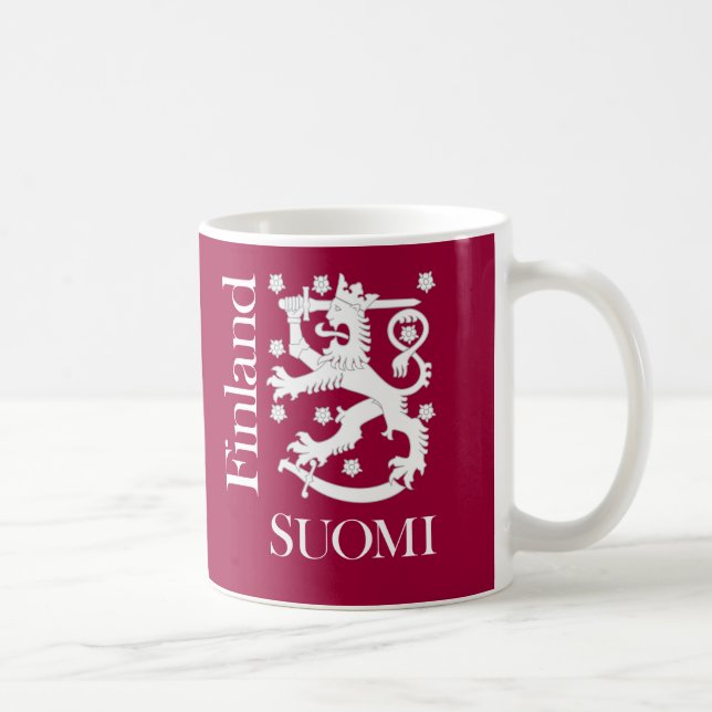 SUOMI Finland Lion Mug (Right)