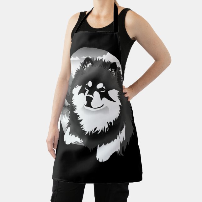 SUOMI- Finnish Lapphund  grooming/chef apron (Insitu)
