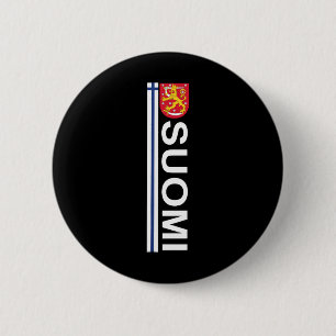 Suomi Soccer And Sport Print - Finnish National Pr 6 Cm Round Badge