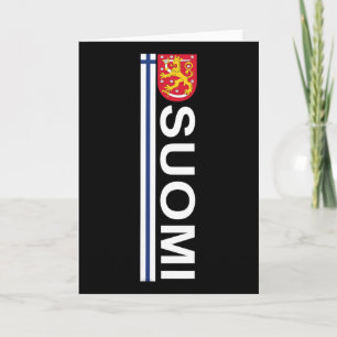 Suomi Soccer And Sport Print - Finnish National Pr Card