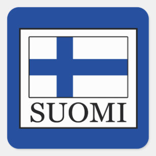 Suomi Square Sticker