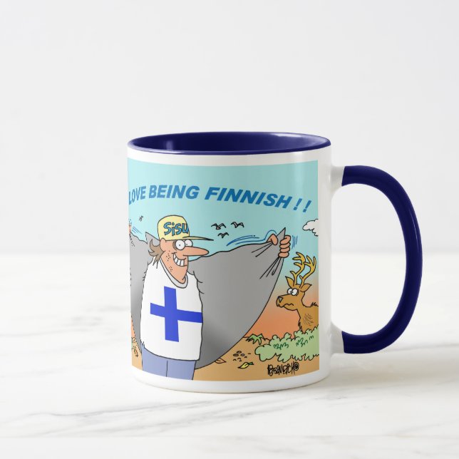 SUOMI | SUOMALAINEN | FINNISH | FINLAND MUG (Right)