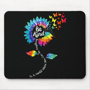 Suower Anti Bullying Be Kind Kindness Tie Dye Anti Mouse Pad