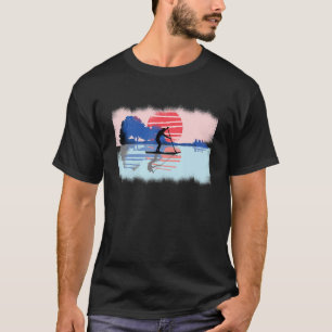 SUP and Guitar Music Surfing Stand Up Paddle Surf  T-Shirt