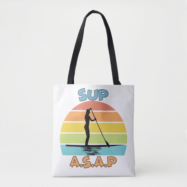 SUP ASAP Stand Up Paddling Tote Bag (Front)