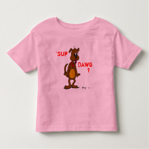 'SUP DAWG? Doggy Toddlers Ringer T-Shirt