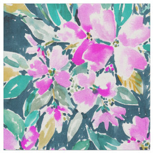 SUP DAWG Dogwood Floral Watercolor Fabric