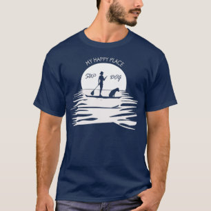 Sup Dog Funny Stand Up Paddle Boarding Dog T-Shirt