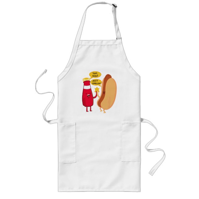 'Sup Dog? Long Apron (Front)