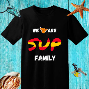 SUP family design with Spanish flag and shaka hand T-Shirt