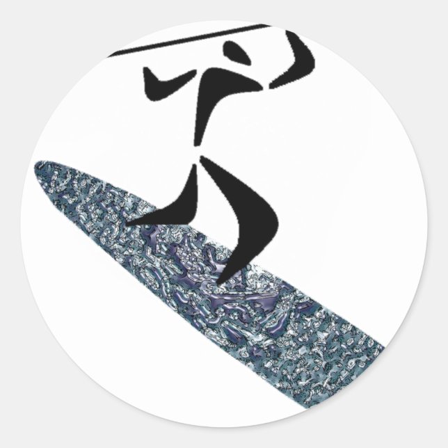 SUP IM SAYING CLASSIC ROUND STICKER (Front)