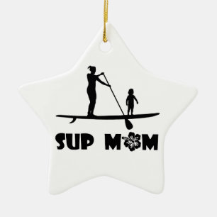 SUP Mum Ceramic Ornament