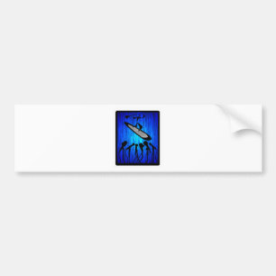 SUP SAY BLUE BUMPER STICKER