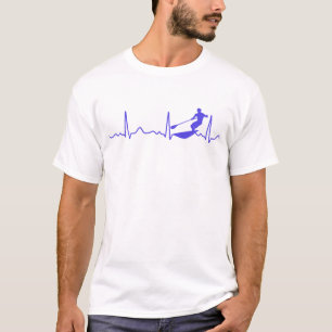 SUP Stand Up Paddle Heartbeat T-Shirt