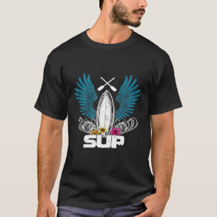 SUP Stand Up Paddling Surf Board Paddler Surfing S T-Shirt