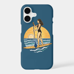 SUP Sunset Paddleboard Blue Coastal Life Phone