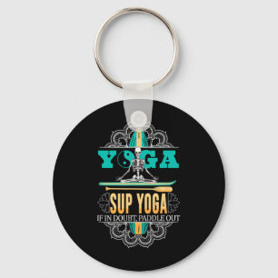 Sup Surfing Stand Up Paddle Paddling Supboard Yoga Key Ring