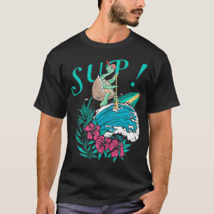 SUP Surfing Stand Up Paddle TURTLE paddling supboa T-Shirt