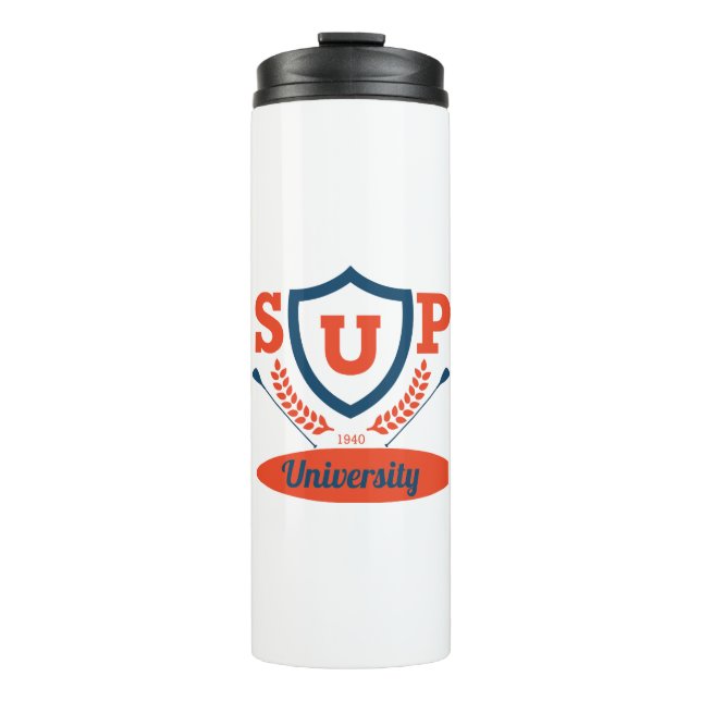 sup university thermal tumbler (Front)