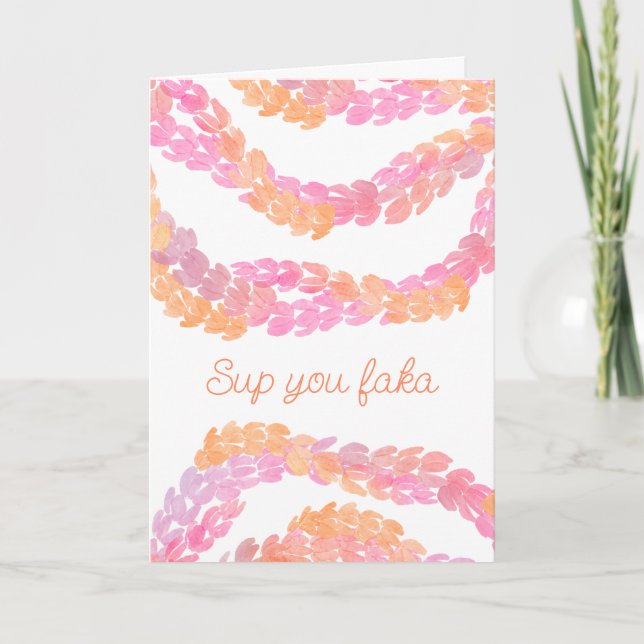 Sup you faka thank you card (Front)