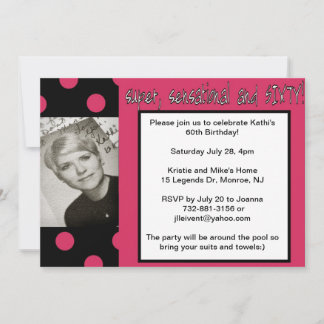 super 60th birthday invitation