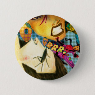 Super 6 Cm Round Badge