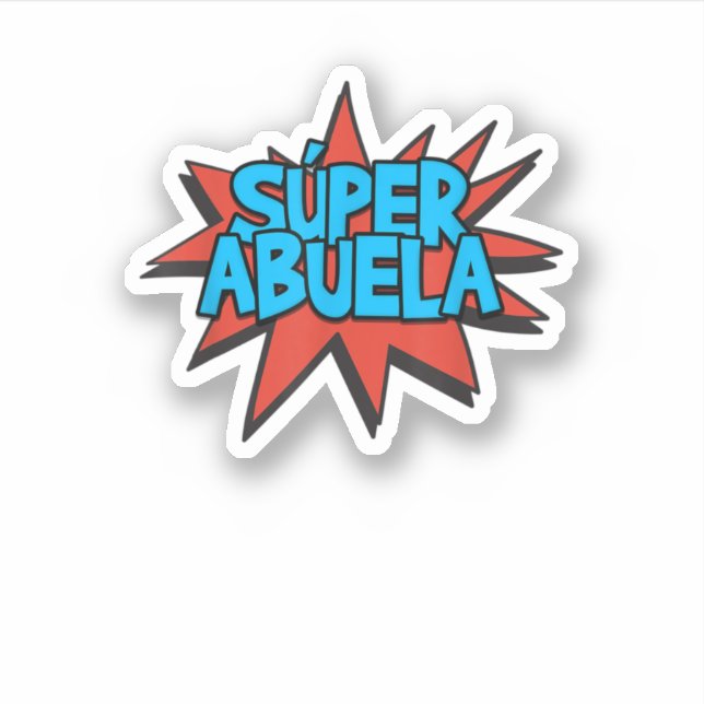 Super Abuela Cute Funny Spanish Grandmother  (Front)
