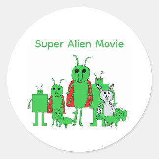 Super Alien Movie Full Character Stickers 
