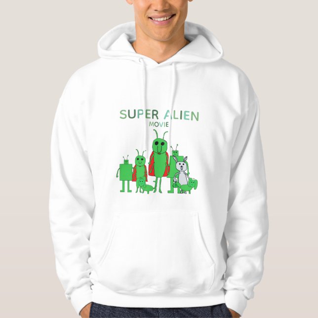 Super Alien Movie Sweatshirt w/Cast (Front)