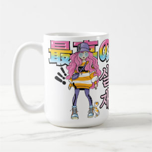 Super and Real: Anime Street Fashion Duo Coffee Mug