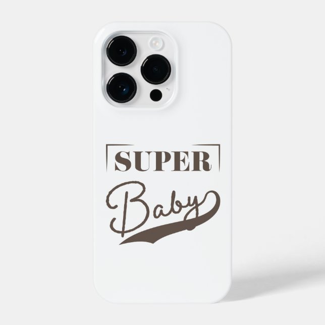 Super Baby iPhone Case (Back)