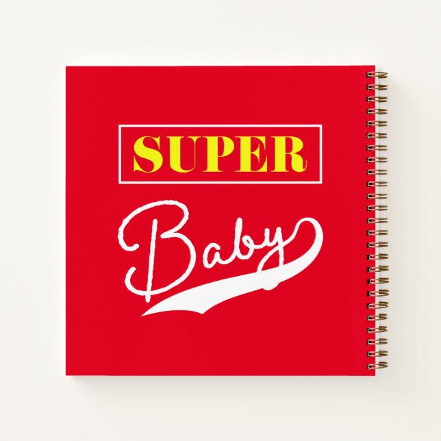 Super Baby Notebook (Back)
