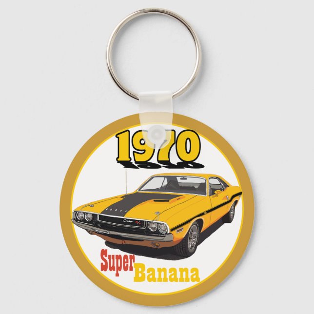 Super Banana Key Ring (Front)