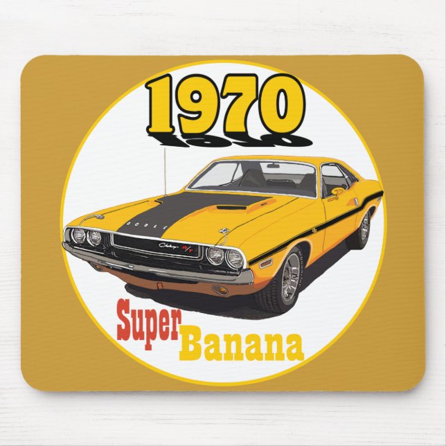 Super Banana Mouse Pad (Front)