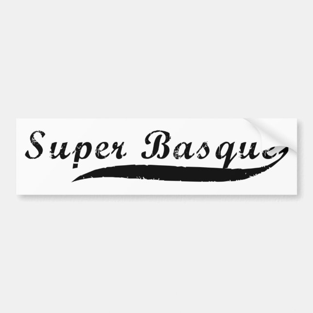 super Basque.png Bumper Sticker (Front)