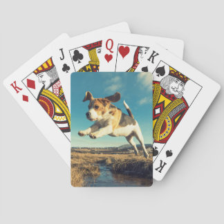 Super Beagle Dog - Playing Cards