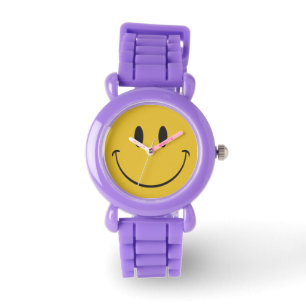 Super big smile - don't worry be happy emoji watch