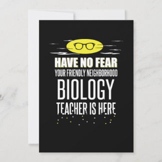 Super Biology Teacher  - Have No Fear Holiday Card