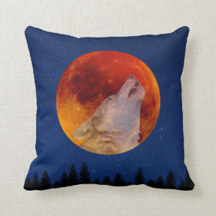 Super Blood Wolf Moon 2019 Cushion