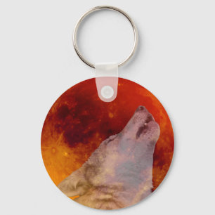 Super Blood Wolf Moon 2019 Key Ring