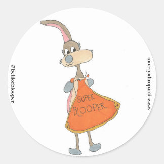 Super Blooper Classic Round Sticker