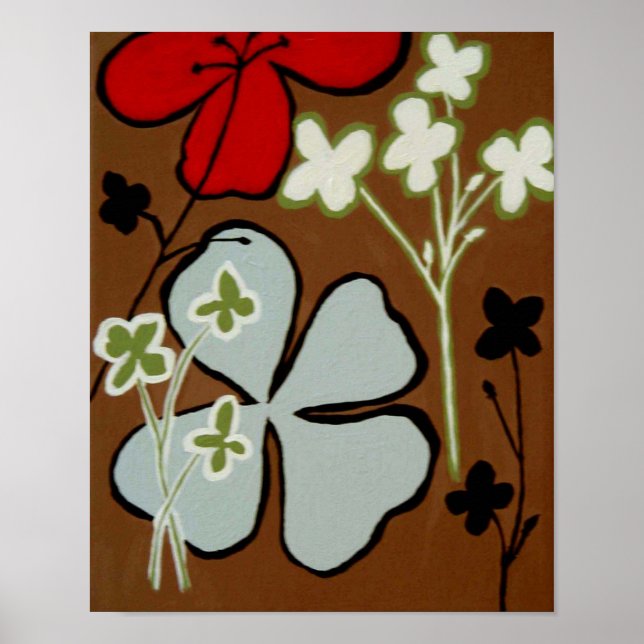 SUPER BLUE FLOWER POSTER (Front)