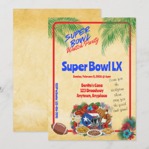 Super Bowl Watch Party Invitation