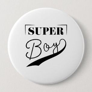 Super Boy 10 Cm Round Badge