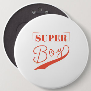 Super Boy 6 Cm Round Badge