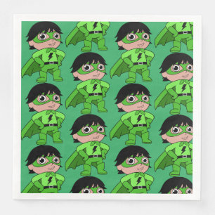 Super Boy Action Hero Napkin